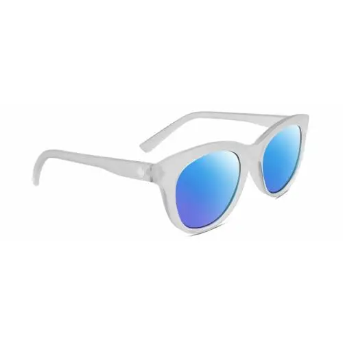 Spy Optics Boundless Unisex Cateye Polarized Sunglasses Clear Crystal 53mm 4 Opt Blue Mirror Polar by SPY Optics