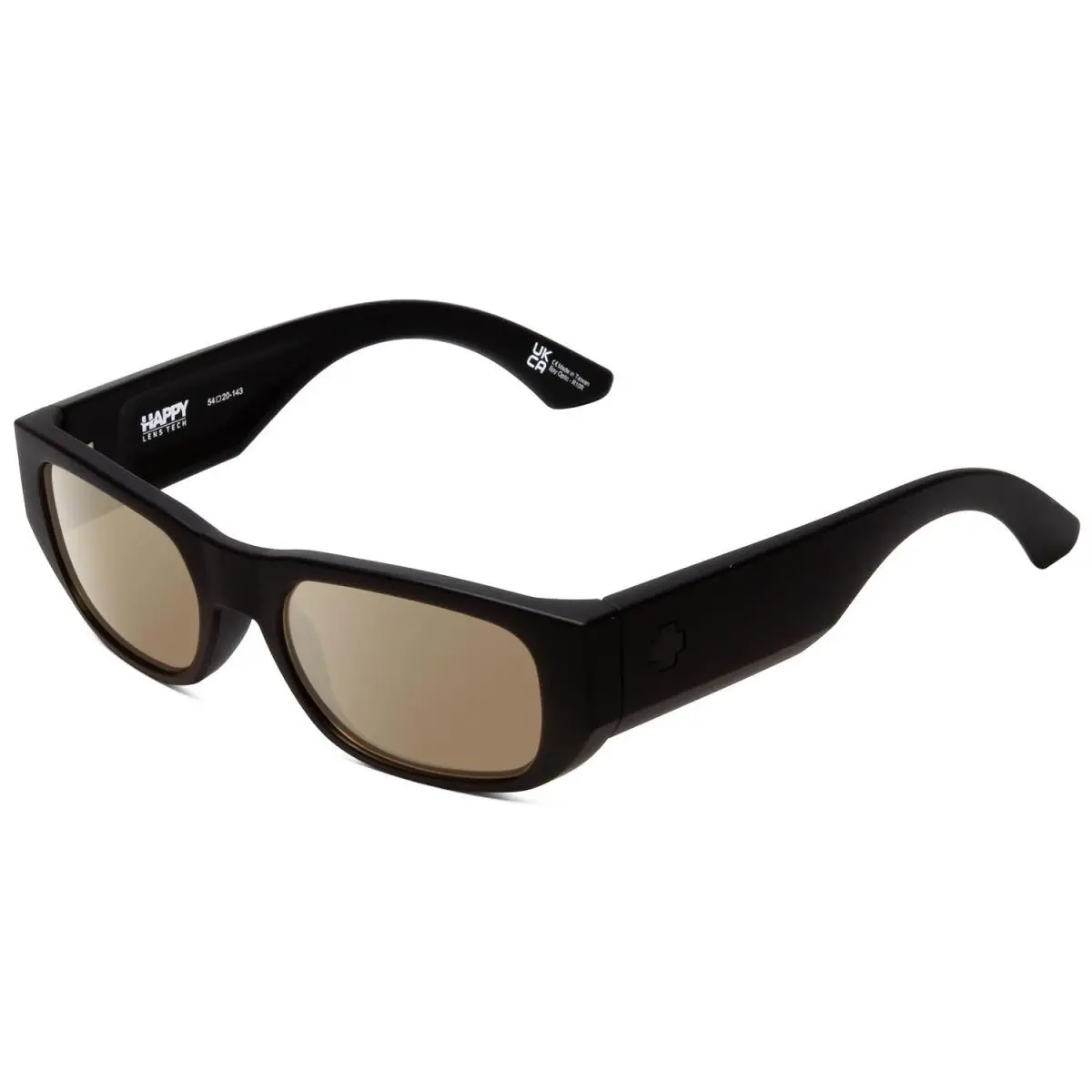 Spy Optics Genre Designer Polarized Sunglasses in Black 54 mm Choose Lens Color Amber Brown Polar by SPY Optics