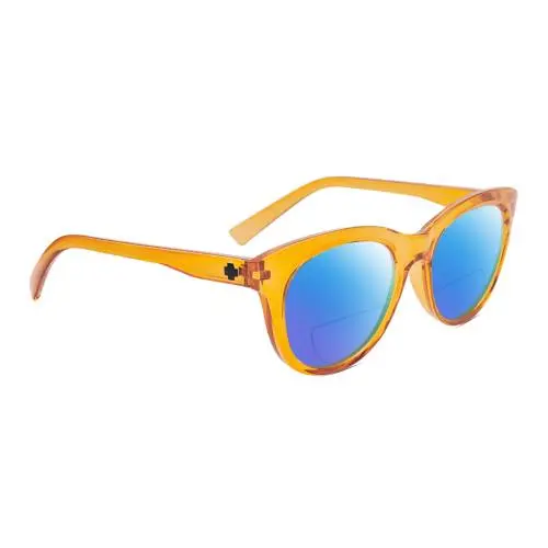 Spy Optics Boundless Unisex Cateye Polarized Bifocal Sunglass Orange 53mm 41 Opt Blue Mirror by SPY Optics