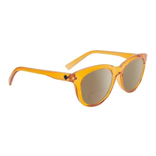 Spy Optics Boundless Unisex Cateye Polarized Bifocal Sunglass Orange 53mm 41 Opt Brown by SPY Optics