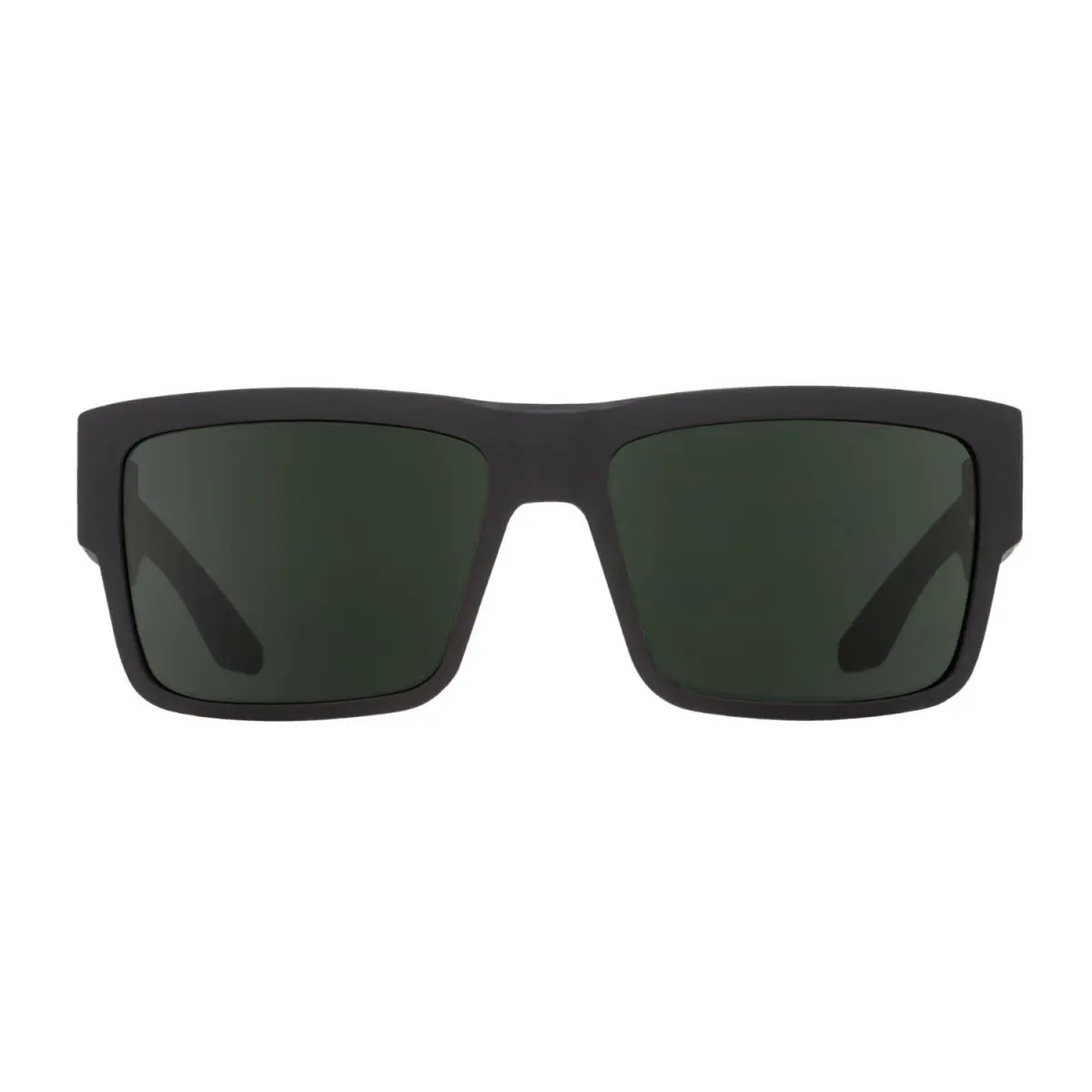 Spy Optic Cyrus Matte Black Happy Gray Green Sunglasses - Frame: Black