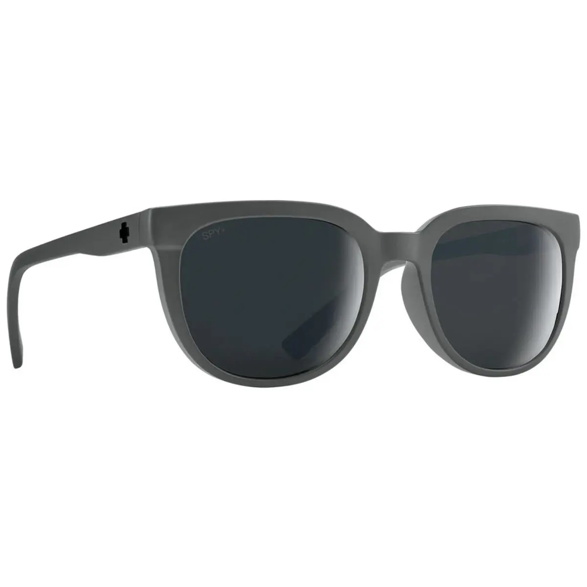 Spy Optics Bewilder Polarized Women`s Mt Gunmetal Round Sunglasses 6700000000112 - Frame: Matte Gunmetal, Lens: Black Spectra