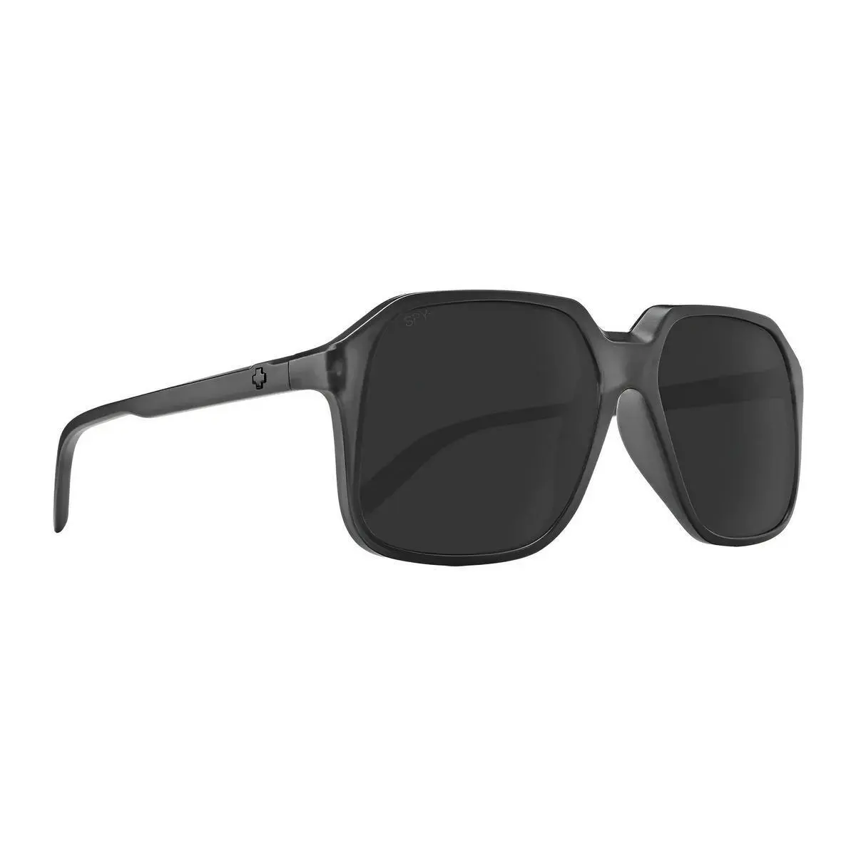 Spy Optic Hot Spot Sunglasses Matte Translucent Black Gray Polar by SPY Optics