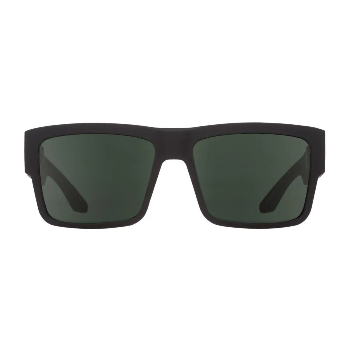 Spy Optics Cyrus Happy Gray Green Polar Sunglasses Soft Matte Black