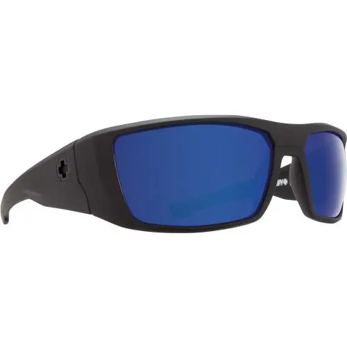 Spy Optic Dirk Polarized Men`s Matte Black Sport Wrap Sunglasses - 672052374280
