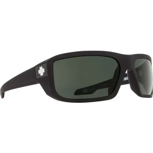 Spy Optic Mccoy Flat Sunglasses Soft Matte Black/happy Gray/green