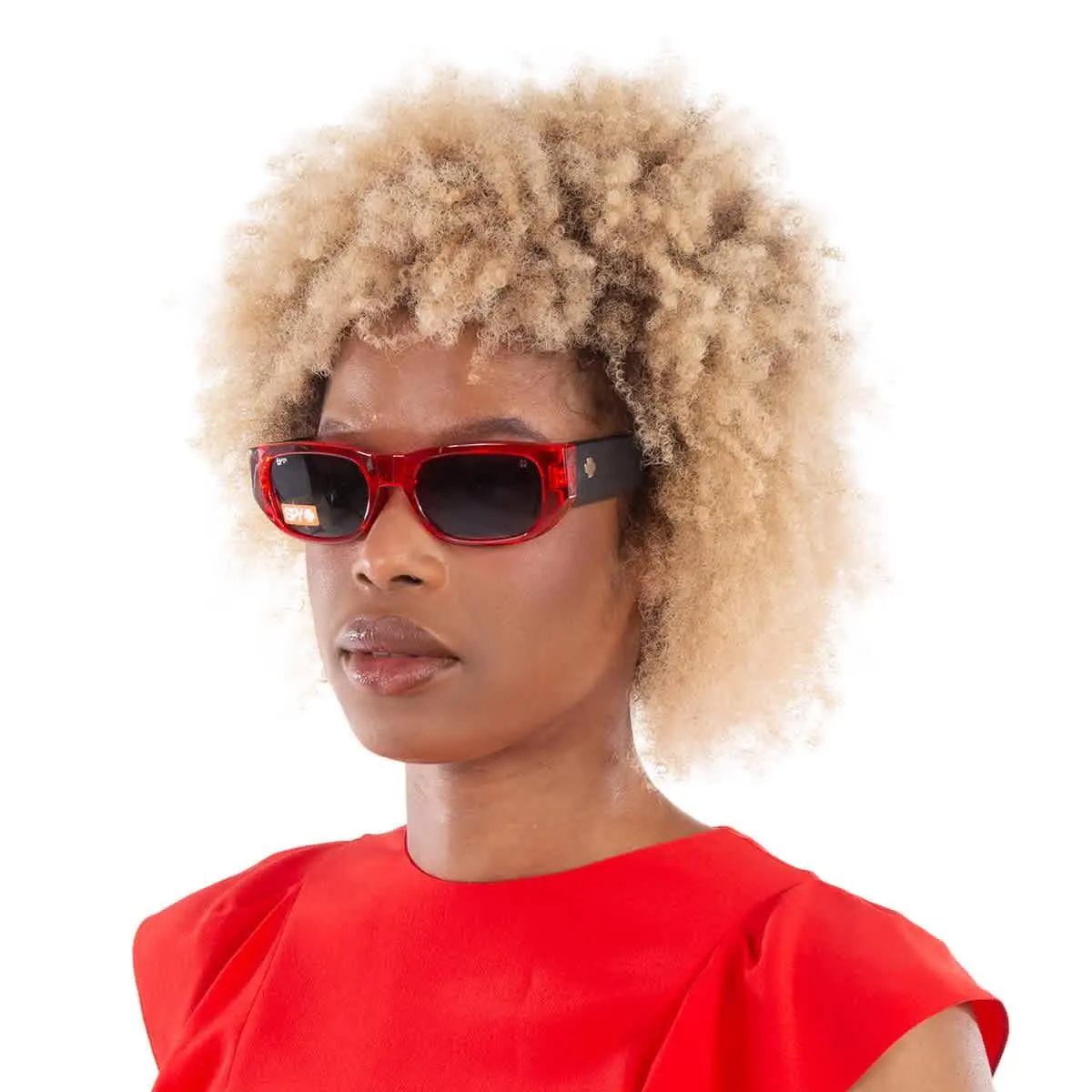 Spy Genre Happy Grey Green Rectangular Unisex Sunglasses 6700000000138
