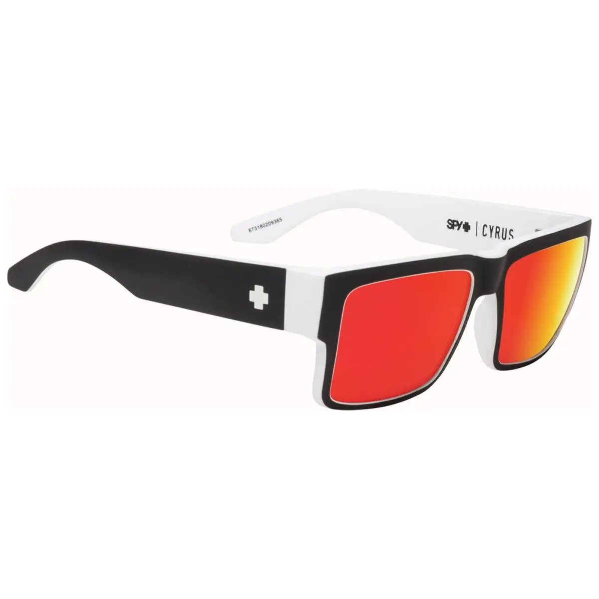 Spy Optic Cyrus Men`s Whitewall Oversized Square Sunglasses - 673180209365