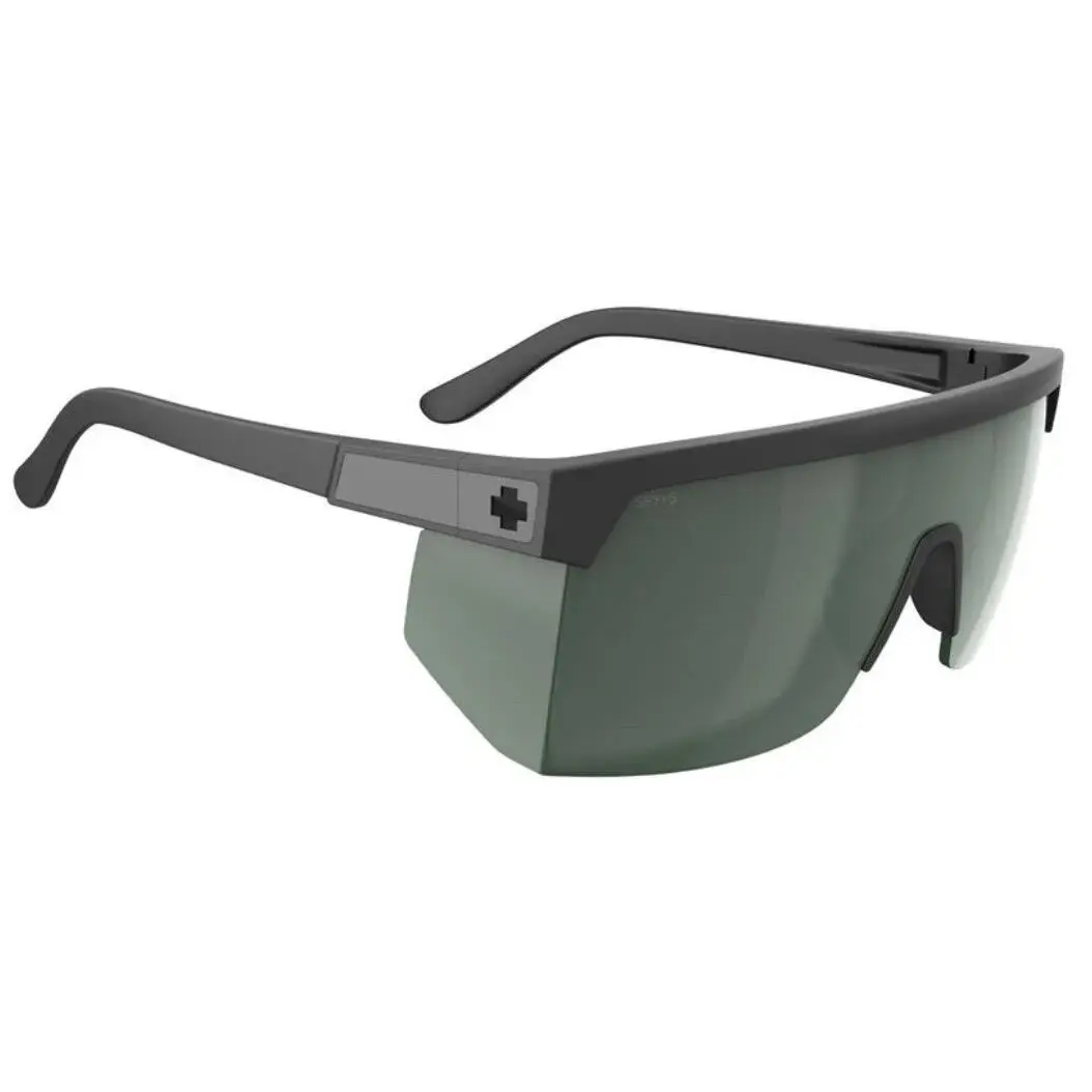 Spy Optic Super Flynn Ansi Sunglasses - Matte Black / Happy Gray Green Lens - Frame: Matte Black, Lens: Happy Gray Green ANSI