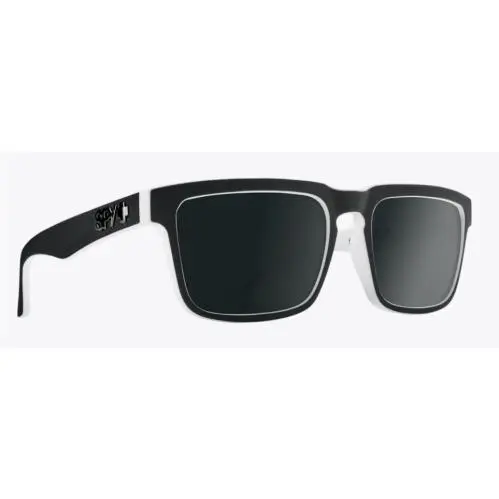 Spy Optic Helm Sunglasses - Whitewall / Gray Green Polarized Black Mirror