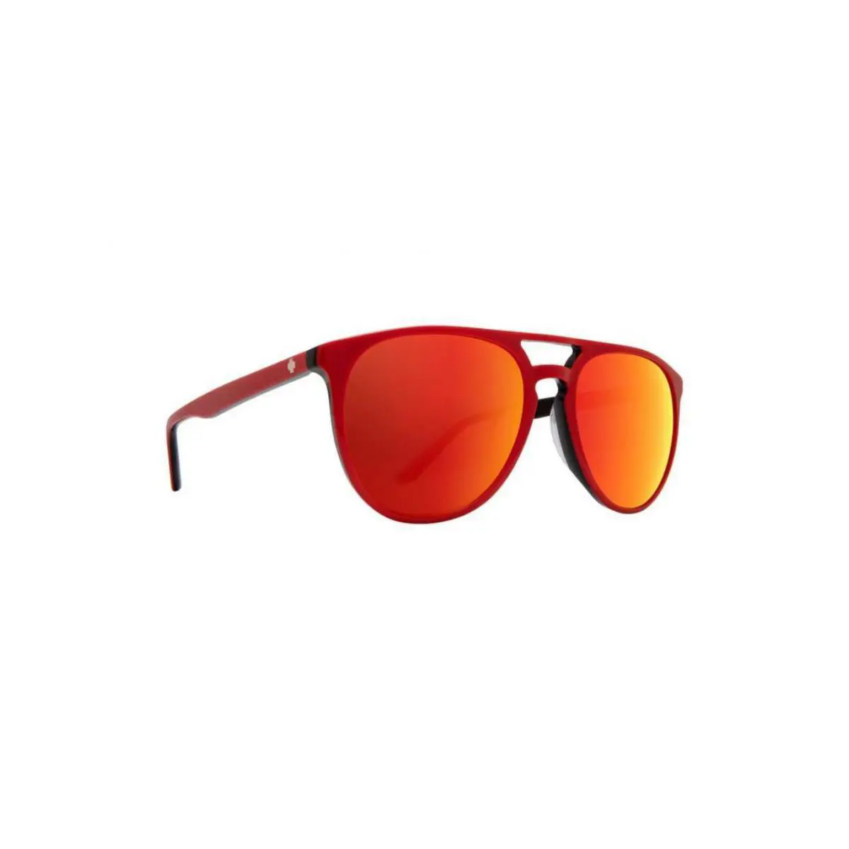 Spy Optics Syndicate Red Black Sunglasses Happy Gray Green w/ Red Spectra Mirror