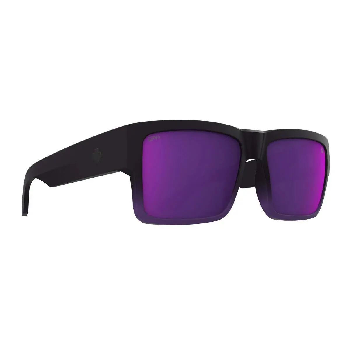 Spy Optics Men`s Cyrus Soft Matte Purple Fade Sunglasses - Happy Gray Green Dark Purple Spectraa Mirror, Frame: Soft Matte Purple Fade, Lens: Happy Gray Green Dark Purple Spectraa Mirror
