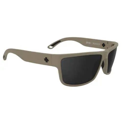 Spy Optic Rocky Sunglasses - Matte Sand / Happy Gray Lens - Frame: Matte Sand, Lens: Happy Gray