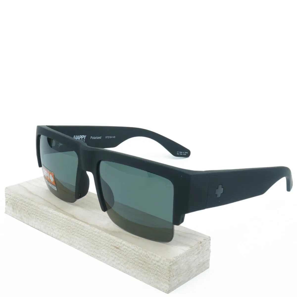 6700000000058 Mens Spy Optics Cyrus 5050 Polarized Sunglasses - Frame: Black