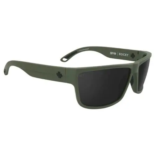 Spy Optic Rocky Sunglasses - Matte Army Green Frame / Happy Gray Lens - Frame: Matte Army Green, Lens: Happy Gray