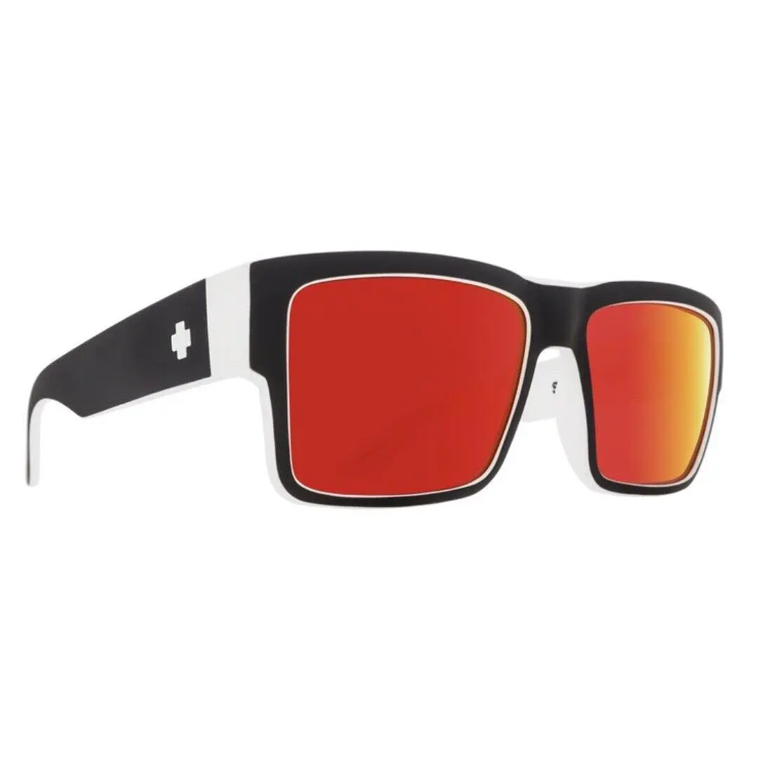Spy Optic Cyrus Sunglasses - Whitewall / Hd+ Gray Green Red Spectra Mirror - Frame: Whitewall, Lens: HD+ Gray Green Red Spectra Mirror