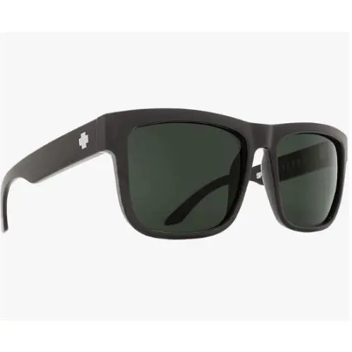 Spy Optics Men`s Discord Black Sunglasses - HD Plus Grey Green, Frame: Black, Lens: HD Plus Grey Green
