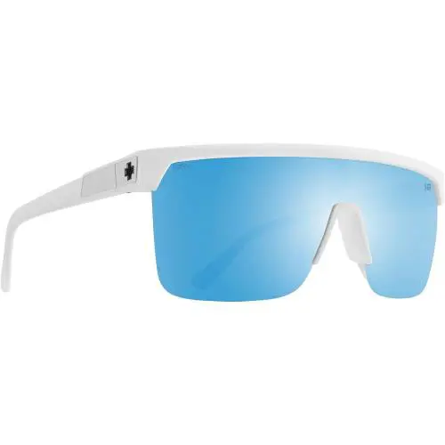 Spy Flynn 5050 Matte White - Happy Boost Polar Ice Blue Mirror 6700000000183 by SPY Optics