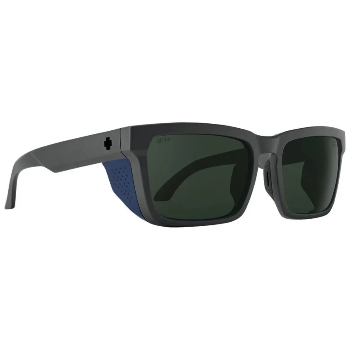 Spy Optic Helm Tech Sunglasses Matte Dark Gray Happy Gray Green