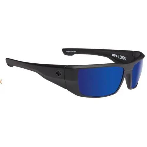 Spy Optic Dirk Sunglasses - Matte Black / Hd+ Bronze Polar Blue Spectra Mirr by SPY Optics