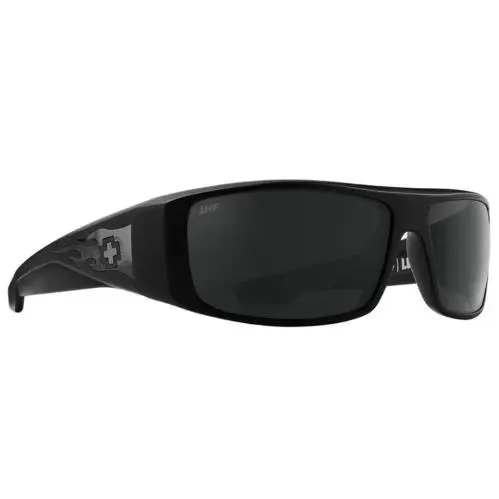 Spy Optic Logan Sunglasses - Boo Johnson Mt Black Flame - Happy Gray Lens - Frame: Boo Johnson Matte Black Gloss Black Flame, Lens: Happy Gray