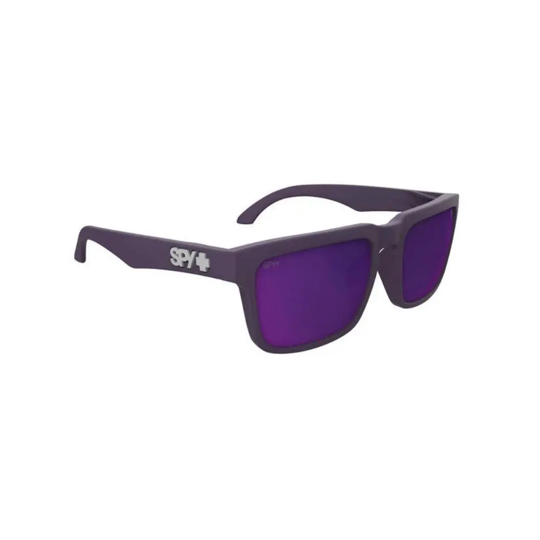 Spy Optic Helm Sunglasses - Matte Plum / Happy Gray Green Dark Purple Mirror by SPY Optics
