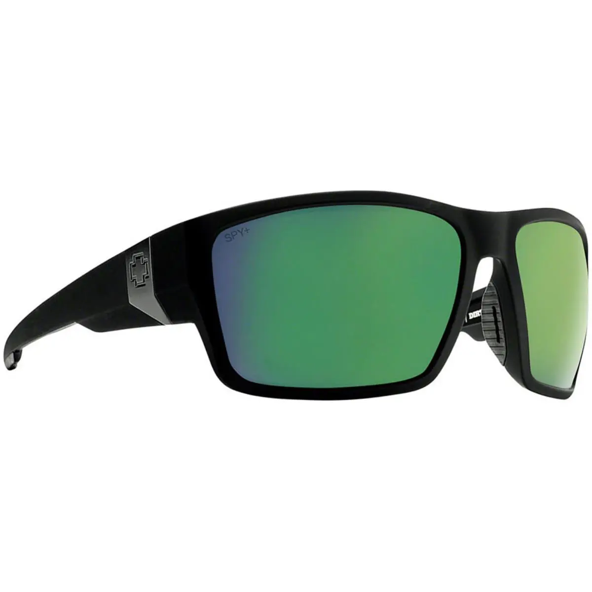 6700000000110 Mens Spy Optic Dirty Mo Tech Sunglasses - Frame: Soft Matte Black