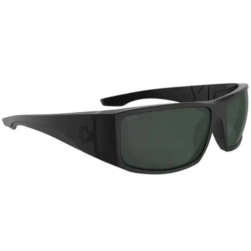 Spy Optic Cooper XL Sunglasses - Matte Black / Happy Gray Green Polar - Frame: Matte Black, Lens: Happy Gray Green Polarized