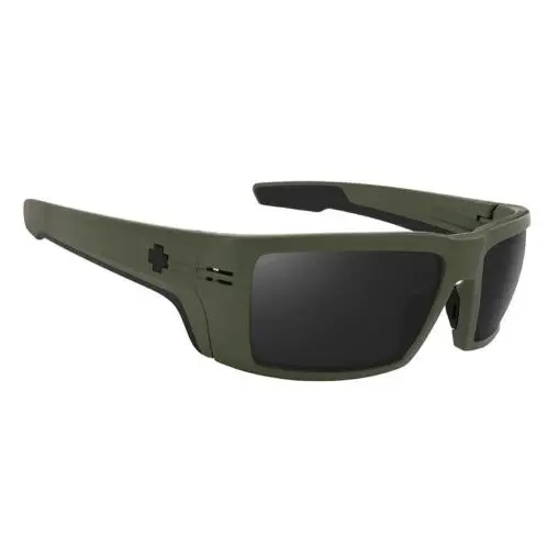 Spy Optic Rebar Ansi Z87.2+ Sunglasses - Matte Army Green / Happy Gray Lens