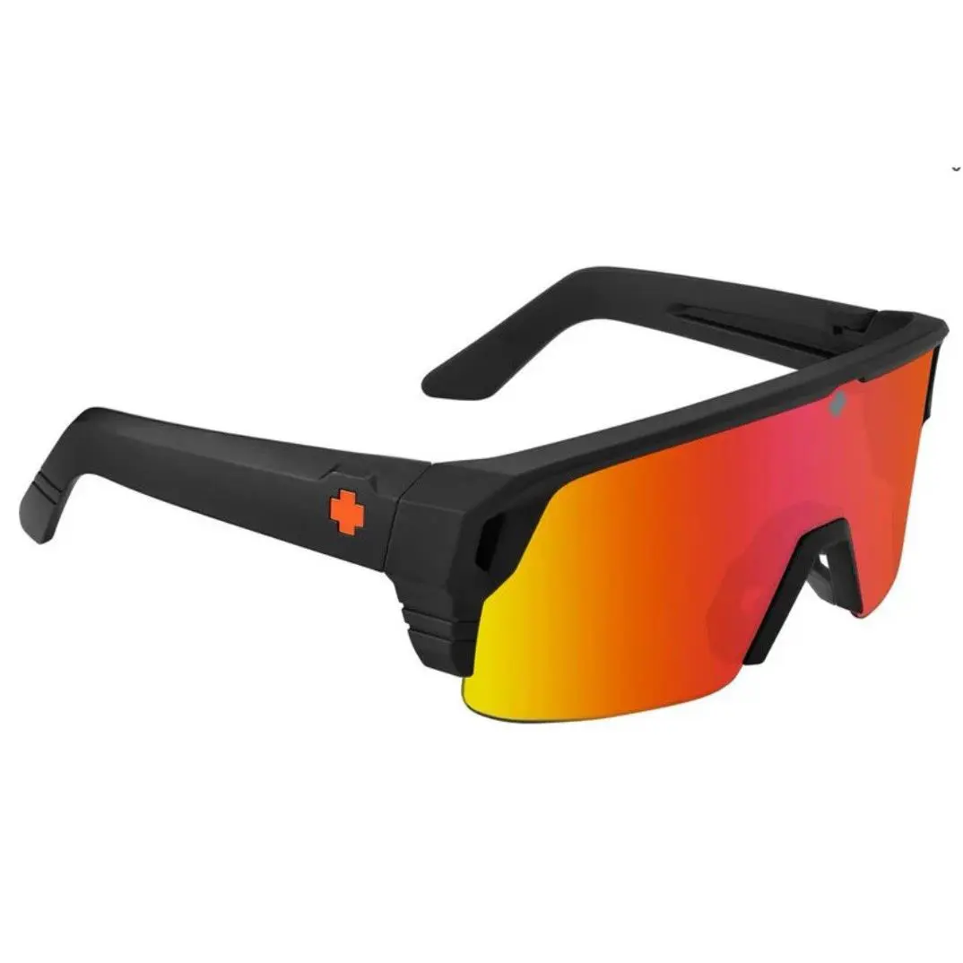 Spy Optic Monolith 5050 Sunglasses - Matte Black / Happy Bronze Orange Spec