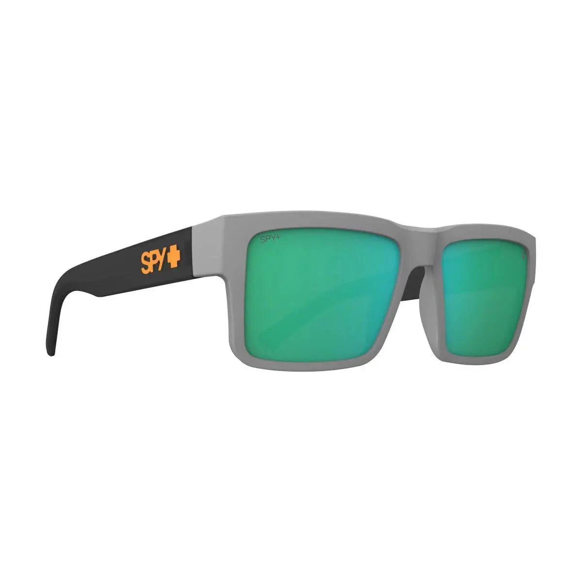 Spy Optics Men`s Montana Matte Gray/translucent Black Sunglasses - Happy Bronze Light Green Spectraa Mirror, Frame: Matte Gray/Translucent Black, Lens: Happy Bronze Light Green Spectraa Mirror