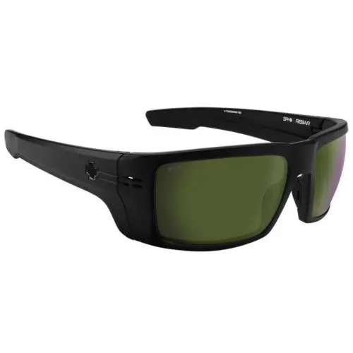 Spy Optic Rebar Ansi Sunglasses - Matte Black / Happy Bronze Polar Olive Mirror - Frame: Matte Black, Lens: Happy Bronze Polar Olive Spectra Mirror