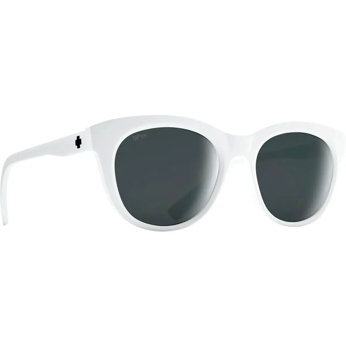 Spy Sunglasses Boundless Matte White Grey Black Spectra Mirror 6700000000124 - Frame: White, Lens: Gray
