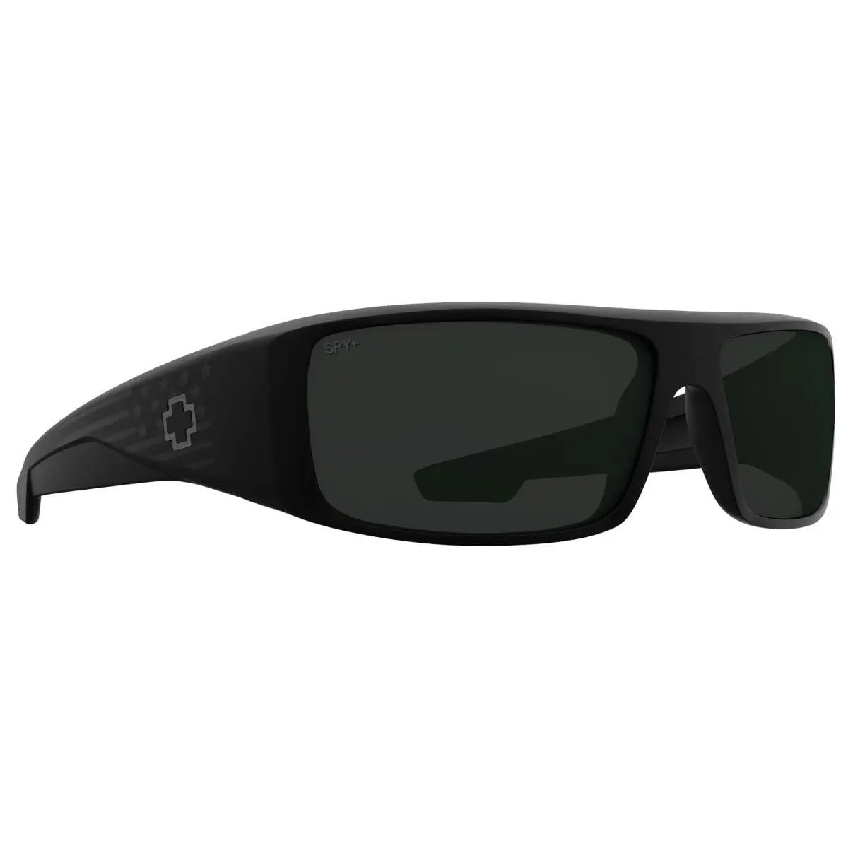 Spy Men`s Logan Matte Black Flag Sunglasses by SPY Optics