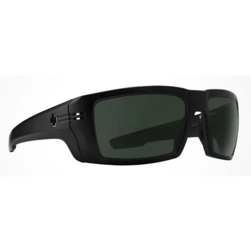 Spy Optic Rebar Sunglasses - Matte Black Ansi / Happy Gray Green Lens