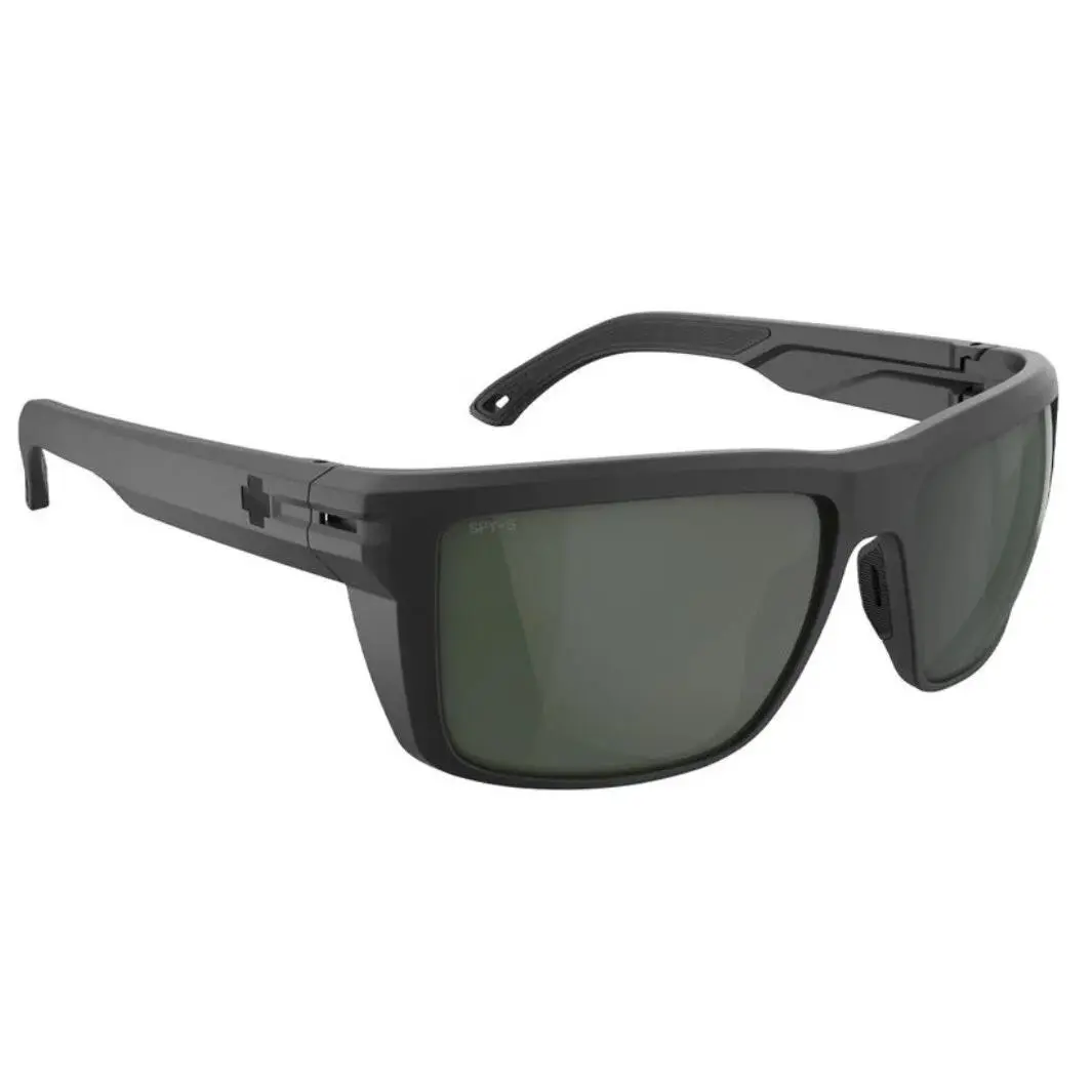 Spy Optic Overhaul XL Sunglasses - Matte Black / Happy Gray Green Polar - Frame: Matte Black, Lens: Happy Gray Green Polarized