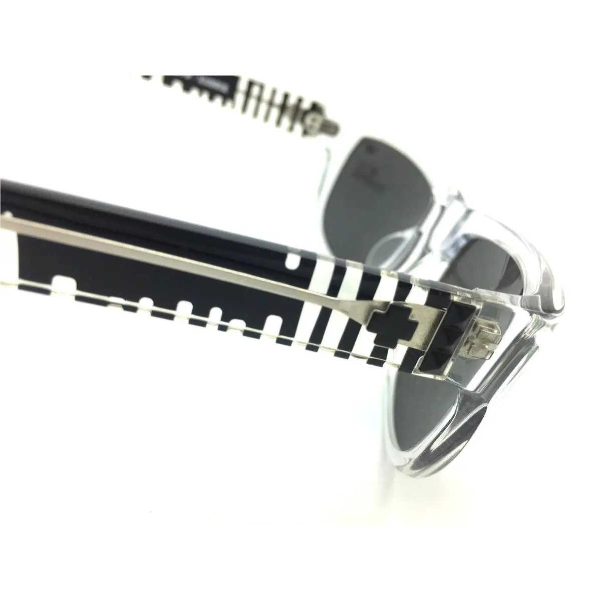 Spy+ Optics Kubrik Sunglasses 670413906121 Block Clear Frame Grey-black Lens