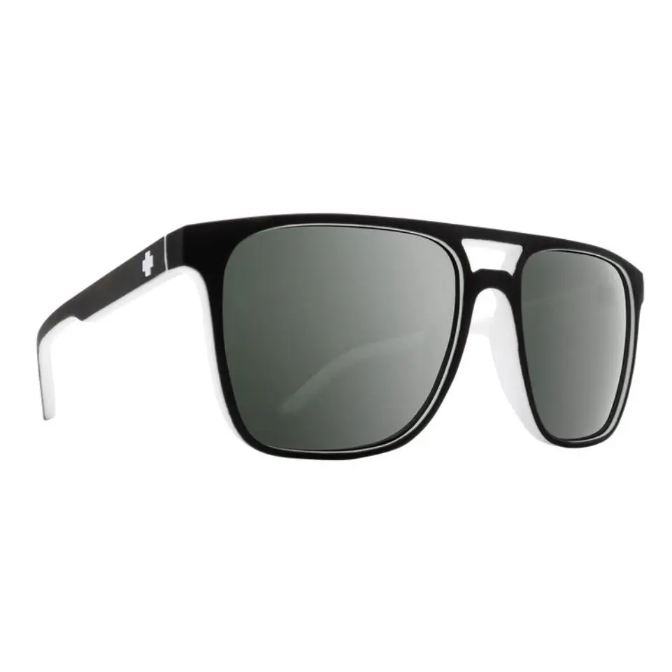 Spy Optic Czar Sunglasses - Whitewall / Happy Gray Green Platinum Mirror - Frame: Whitewall, Lens: Happy Gray Green Platinum Spectra Mirror