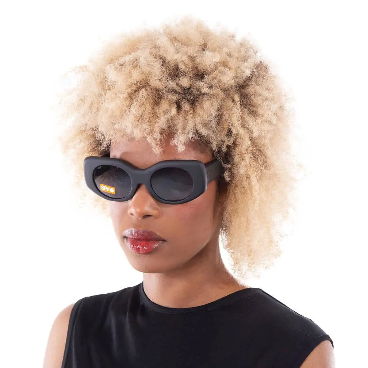 Spy Optics Optic Hangout Rounded Rectangular Sunglasses Color and Contrast Enhancing
