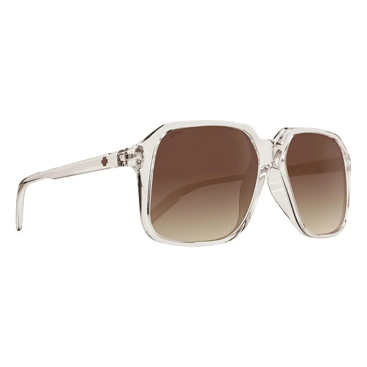 Spy Optics Women`s Hotspot Warm Crystal Sunglasses - Dark Brown Fade, Frame: Warm Crystal, Lens: Dark Brown Fade