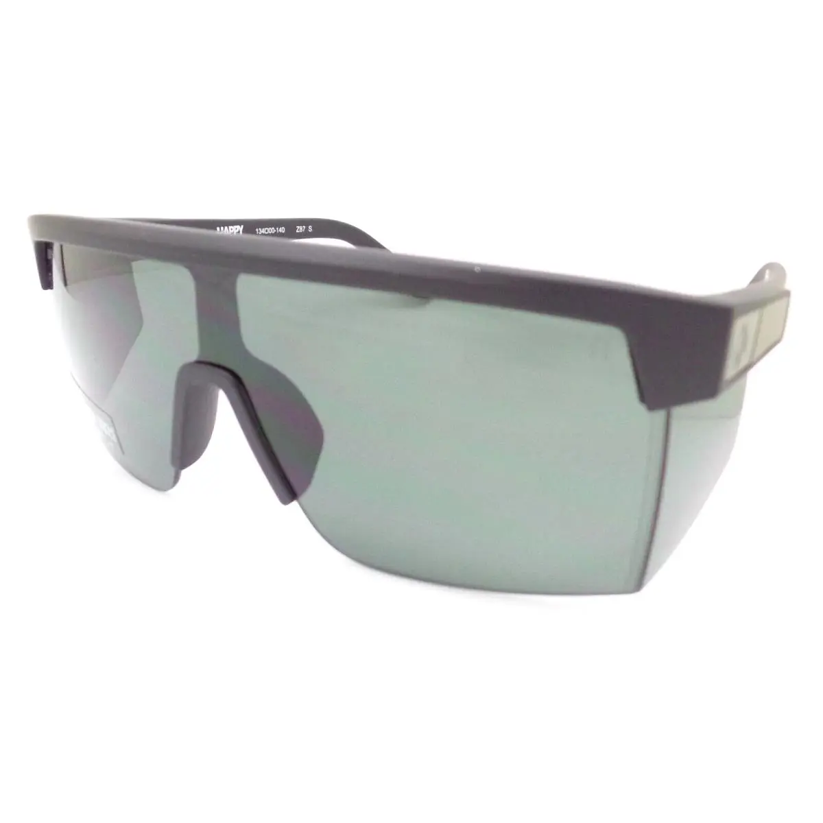 Spy Optics Super Flynn Matte Black Happy Gray Green Sunglasses