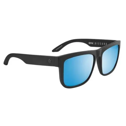Spy Optic Discord Sunglasses - Matte Black / Happy Boost Polar Ice Blue - Frame: Matte Black, Lens: Happy Boost Bronze Polar Ice Blue Spectra Mirror