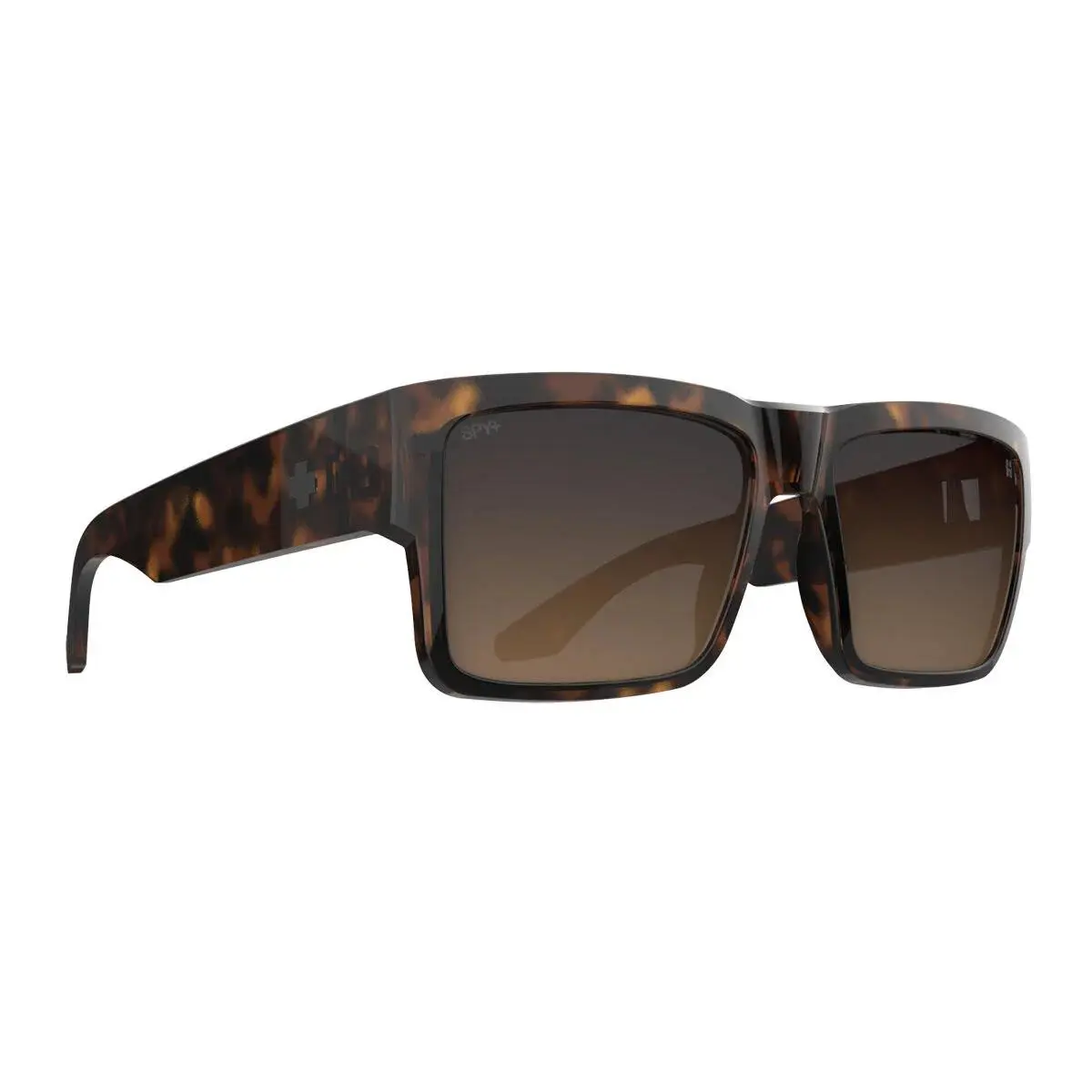 Spy Optics Men`s Cyrus Honey Tortoise Sunglasses - Happy Dark Brown Fade, Frame: Honey Tortoise, Lens: Happy Dark Brown Fade