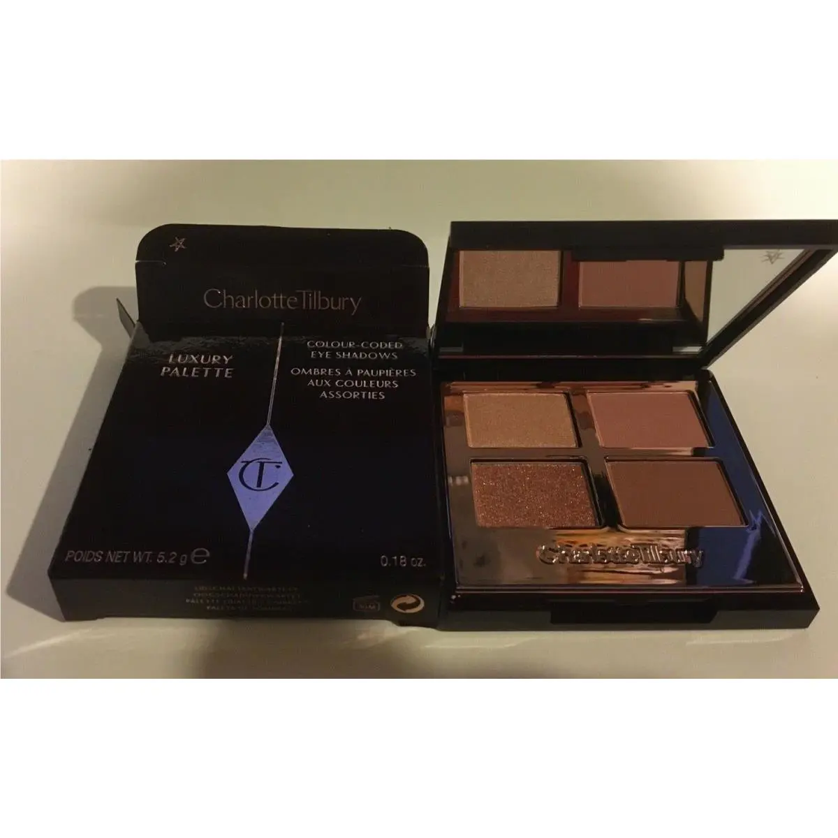 Luxury Eyeshadow Palette Pick Shade Full Sz Pillow Talk by Charlotte Tilbury