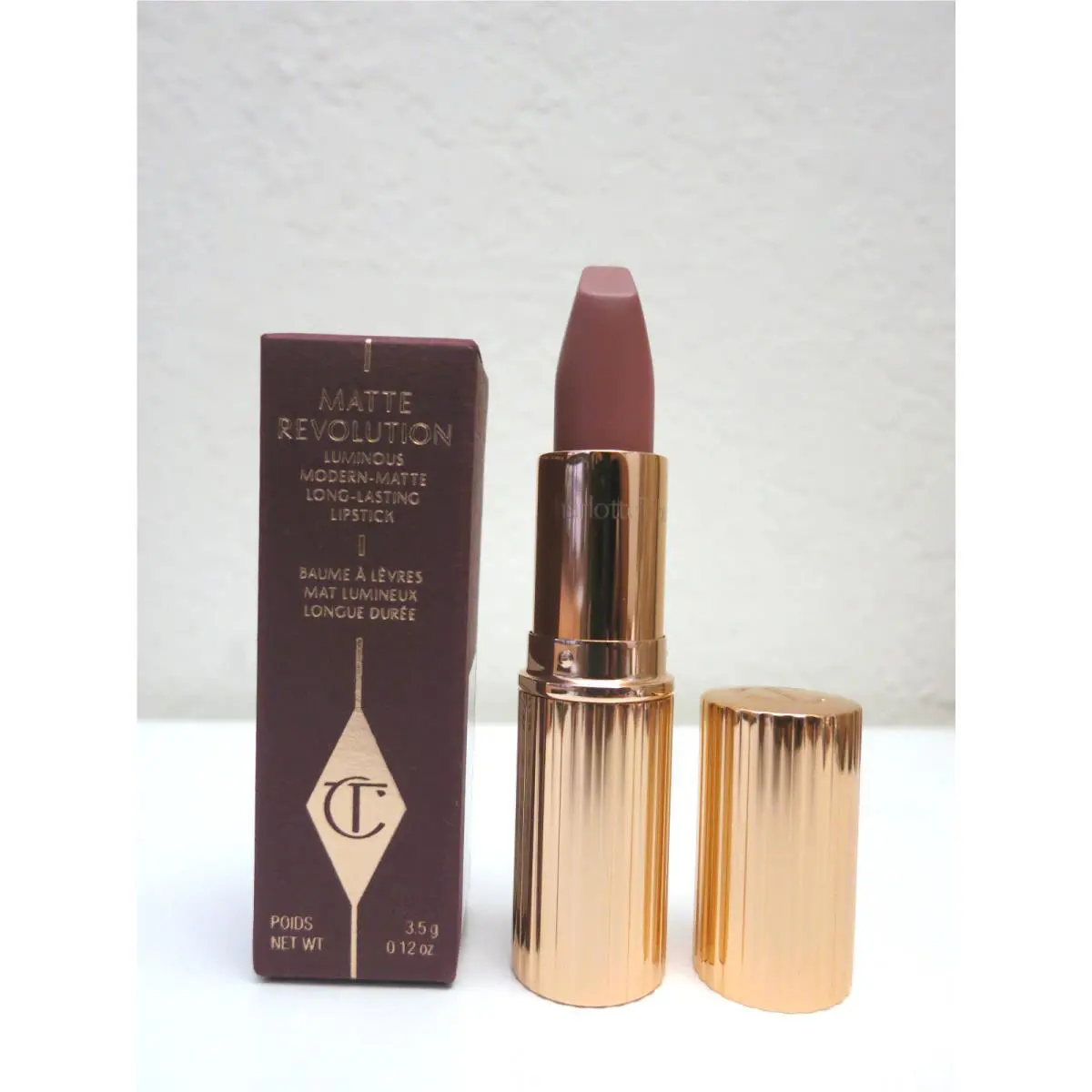 Charlotte Tilbury Matte Revolution Lipstick Pillow Talk Pink Full Size