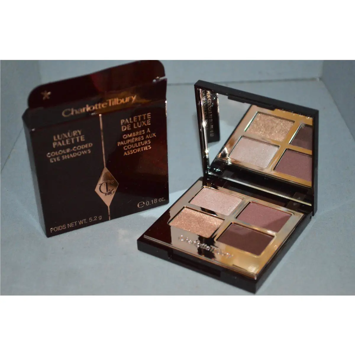 Charotte Tilbury Luxury Palette Colour Coded Eye Shadows The Vintage Vamp .18oz