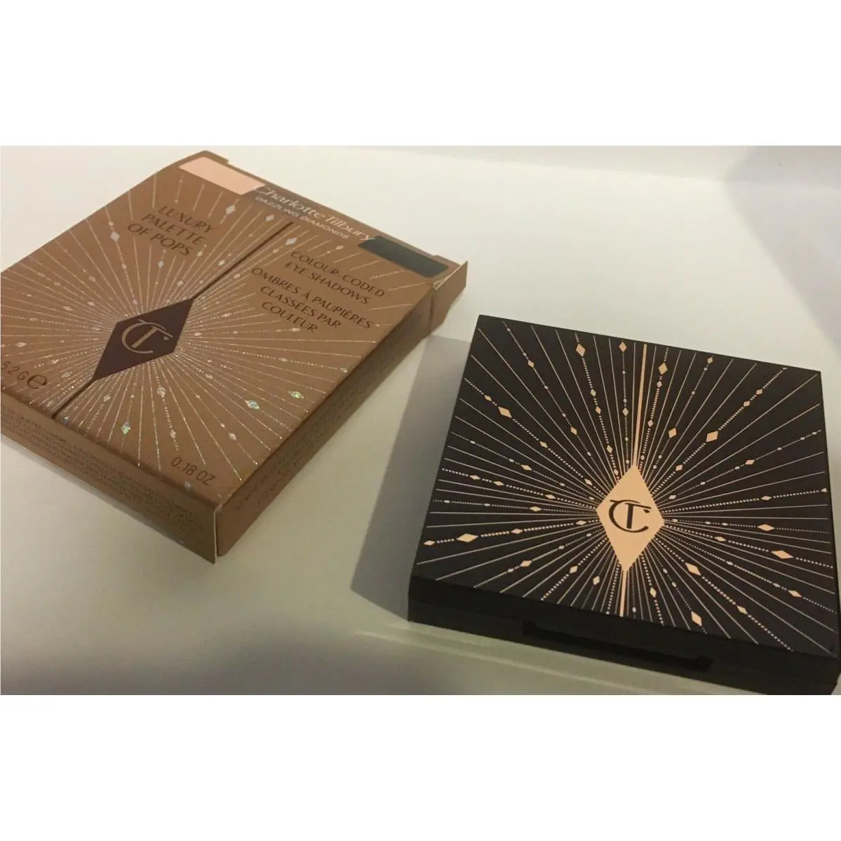 Charlotte Tilbury`s Luxury Palette OF Pops Dazzling Diamonds Boxed