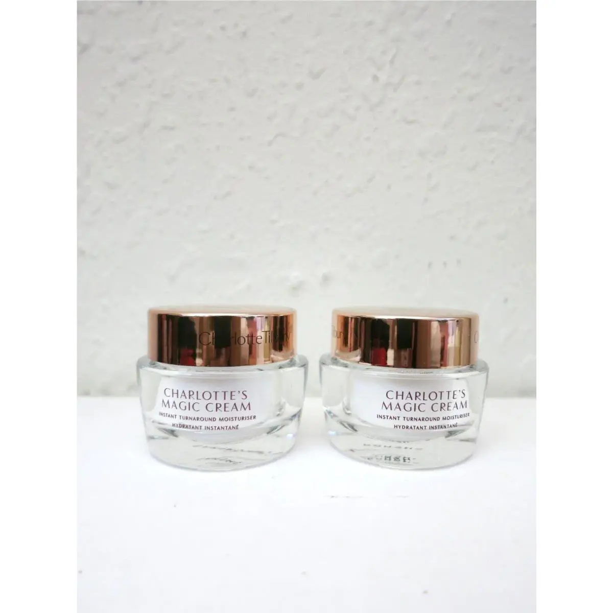 Lot of 2 Charlotte Tilbury Charlotte`s Magic Cream Moisturizer .27oz/8mL Each