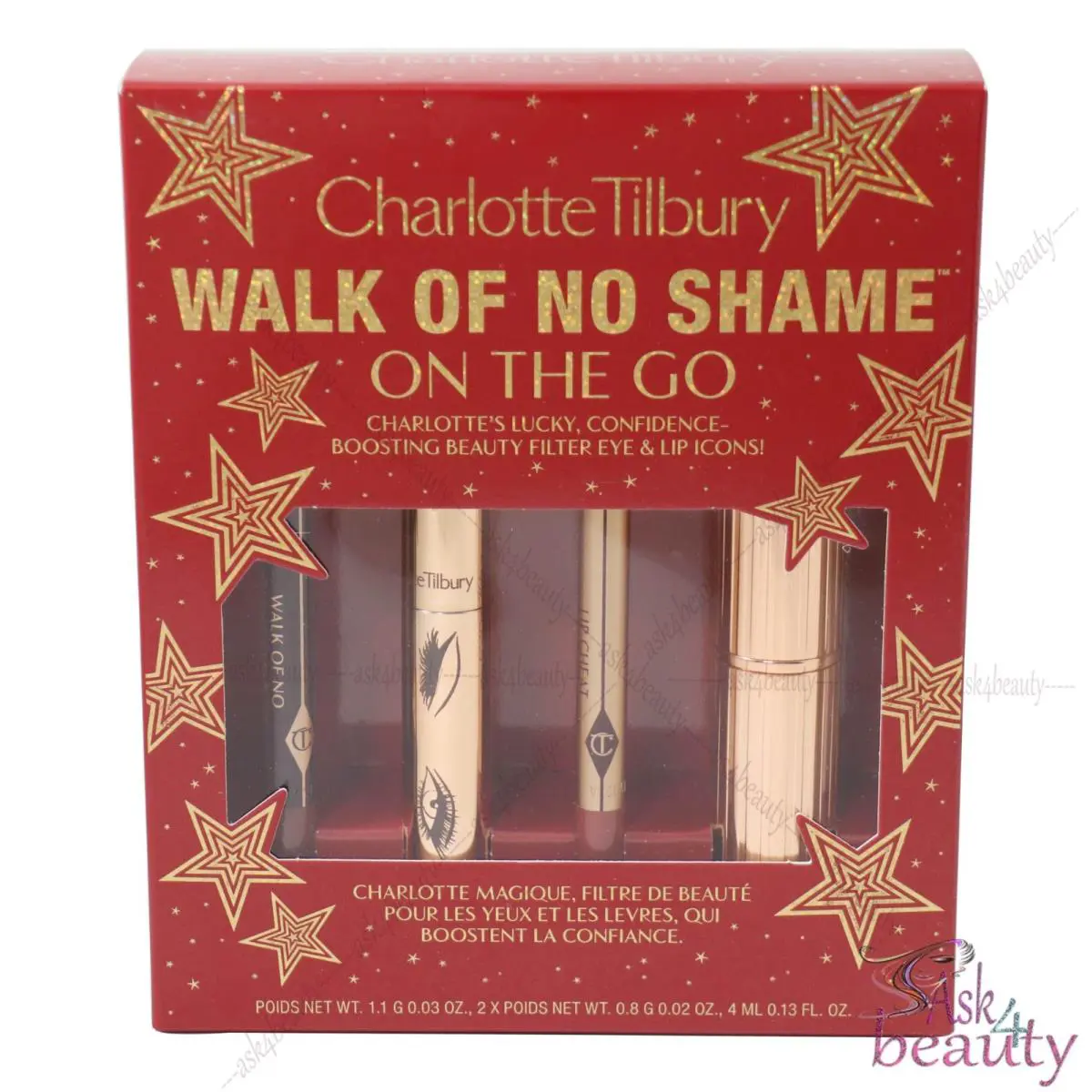 Walk Of No Shame On The Go Eye and Lip Icons Set by Charlotte Tilbury