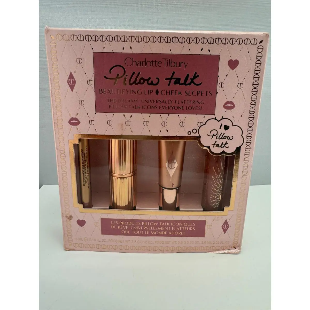 Charlotte Tilbury Pillow Talk Beautifying Lip Cheek Secrets Set